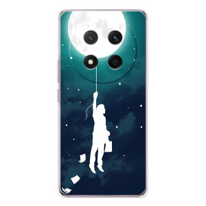 Чехол (ТПУ) с планетами на Huawei Honor Magic 7 Lite – To The moon