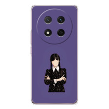 Чехлы Венсдей на Huawei Honor Magic 7 Lite Уэнсдей (AlphaPrint) (Уэнздей в черном)