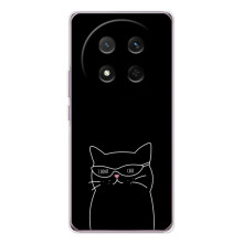 Чохол з малюнком кіт на Huawei Honor Magic 7 Lite (Байдужий кіт)