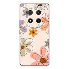 Чохол з квітковим принтом на Хонор Меджік 7 Лайт – Кольорові квіти