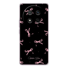 Чехол с бантиками на Хонор Меджик 7 Лайт – Банты на черном