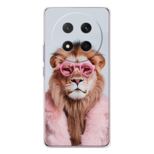 Чохол з принтом стильні тварини для Хонор Меджік 7 Лайт (Лев в окулярах)