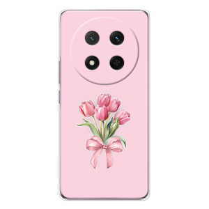 Чехол с розовым рисунком для Huawei Honor Magic 7 Lite