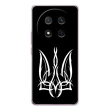 Чехол с украинским гербом на Huawei Honor Magic 7 Lite (Герб на черном)