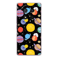 Космические Чехлы для Хонор Меджик 7 Лайт (VPrint) (Рисованные планеты)