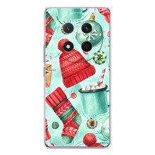 Новогодние Чехлы для Хонор Меджик 7 Лайт (VPrint) (Одежда НГ)