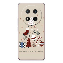 Рождественские, Праздничные Чехлы для Хонор Меджик 7 Лайт (Merry Christmas)