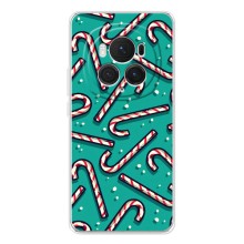 Силіконовий бампер на різдво для Huawei Honor Magic 7 Lite (Льодяники)