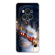 Силіконовий бампер на різдво для Huawei Honor Magic 7 Lite (Потяг)