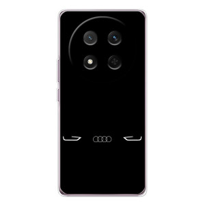 Силиконовый бампер с картинкой машины на Huawei Honor Magic 7 Lite (Силует Audi)