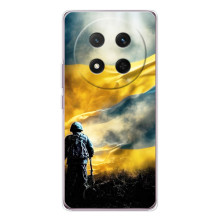 Силиконовый Чехол (атрибутика Клеш Роял) для Huawei Honor Magic 7 Lite (Война)