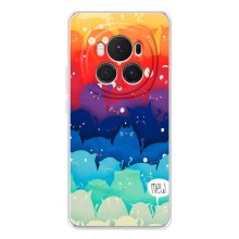 Силіконовий чохол з котиком для Huawei Honor Magic 7 Lite (Mew)