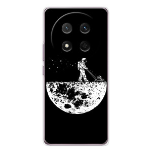 Силиконовый Чехол с принтом "Космонавты" на Huawei Honor Magic 7 Lite – Космонавт