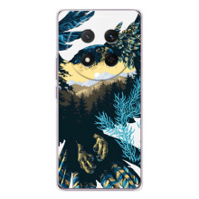 Силиконовый чехол с птичкой на Huawei Honor Magic 7 Lite – Яркий Орел