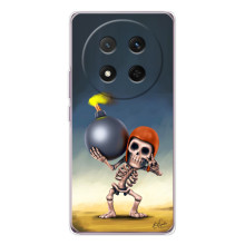 Чехол з героями Клеш Рояль для Huawei Honor Magic 7 Lite – Скелет с бомбой
