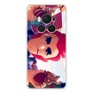 Бампер (ТПУ) с принтом Brawl Stars на Онор Меджик 7 Про (Кольт)