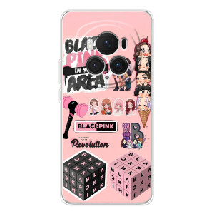 Чехлы с картинкой для Huawei Honor Magic 7 Pro – BLACK PINK коллаж