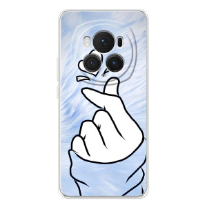 Чехлы (Знак сердечка) на Huawei Honor Magic 7 Pro – Сердечка знак