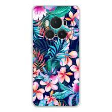 Чохол для Хонор Меджік 7 Про - з принтом (Дизайнерські) (AlphaPrint) (Мальовничі квіти)