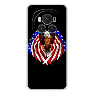 Чехол Флаг USA для Huawei Honor Magic 7 Pro – Крылья США
