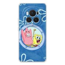 Чохол Губка Боб для Хонор Меджік 7 Про (В ілюмінаторі)
