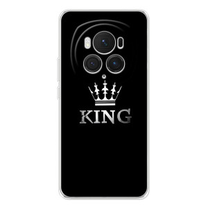 Чехол (Корона на чёрном фоне) для Онор Меджик 7 Про – KING