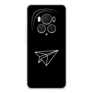 Чехол с картинками на черном фоне для Huawei Honor Magic 7 Pro – Самолетик