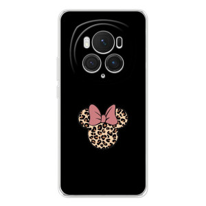 Чехол с леопардовым принтом на Huawei Honor Magic 7 Pro – Леопардовая Минни