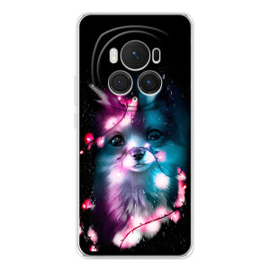 Чехол с Лисичкой для Huawei Honor Magic 7 Pro – Черная Лиса