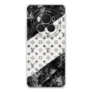 Чохол Стиль Louis Vuitton на Huawei Honor Magic 7 Pro – LV на білому