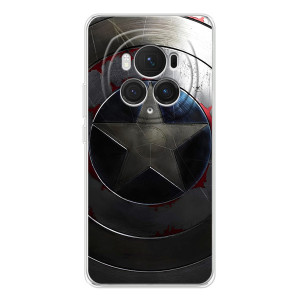 Чохол с Щітом Капітана Америки на Huawei Honor Magic 7 Pro – Ретро Щит Капітана