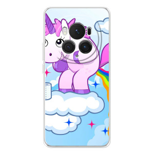 Чехол Unicorn на Huawei Honor Magic 7 Pro – Радуга единорожка