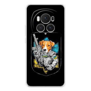 Чехол с принтом для Huawei Honor Magic 7 Pro – Патрон Воин