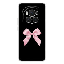 Чехол банты для Huawei Honor Magic 7 Pro – Бант на черном