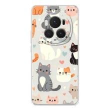 Чохол з малюнком кіт на Huawei Honor Magic 7 Pro (Колаж котів)