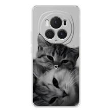 Чохол з малюнком кіт на Huawei Honor Magic 7 Pro (Пара котів)