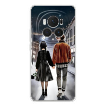 Чохол з дизайном Венздей 2 на Huawei Honor Magic 7 Pro – Венздей і Тайлер