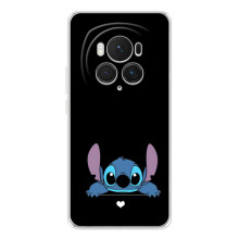 Чохол з принтом Стіч на Huawei Honor Magic 7 Pro – Стіч на чорному