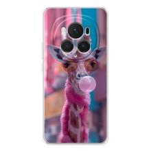 Чохол з принтом стильні тварини для Хонор Меджік 7 Про (Стильна жирафа)