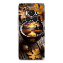 Чохол з унікальним дизайном 'Осінь з кавою' для Huawei Honor Magic 7 Pro – Темна кава