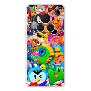 Силиконовый Чехол на Huawei Honor Magic 7 Pro с картинкой Brawl Stars