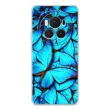 Силиконовый бампер с картинкой животных для Huawei Honor Magic 7 Pro (Крылья бабочек)