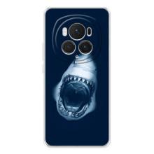 Силиконовый бампер с картинкой животных для Huawei Honor Magic 7 Pro (Пасть Акулы)