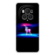 Силиконовый бампер с картинкой животных для Huawei Honor Magic 7 Pro (Яркий олень)