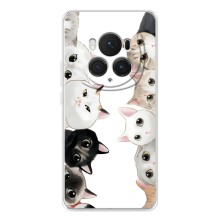 Силіконовий чохол з котиком для Huawei Honor Magic 7 Pro (Коти)