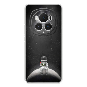 Силиконовый Чехол с принтом "Космонавты" на Huawei Honor Magic 7 Pro – Космонавт романтик