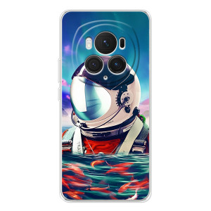 Силиконовый Чехол с принтом "Космонавты" на Huawei Honor Magic 7 Pro – Космонавт в воде