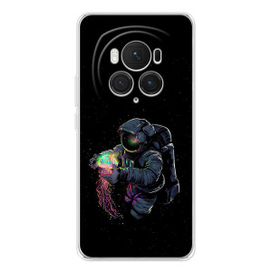 Силиконовый Чехол с принтом "Космонавты" на Huawei Honor Magic 7 Pro – В руках земля