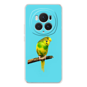 Силиконовый чехол с птичкой на Huawei Honor Magic 7 Pro – Попугайчик