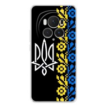 Силіконовый Чохол на Huawei Honor Magic 7 Pro – Герб и вишиванка